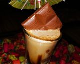 A picture of step 2 of Chocolatey coffee shots.