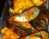 Foto langkah ke 6 dari resep Kerang hijau saus padang.