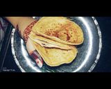 फोल्डेड शोल्डेड पराठा (Folded Sholded paratha recipe in Hindi) रेसिपी चरण 5 फोटो