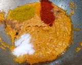 A picture of step 3 of Kashmiri Dum Aloo.