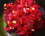 A picture of step 1 of Beetroot Cheese cutlet.