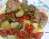 Foto del paso 3 de la receta: Pollo con verduras mediterráneas al horno
