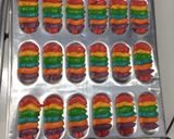 Foto langkah ke 8 dari resep Lidah Kucing Rainbow.