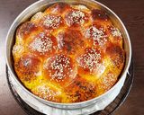 عکس مرحله 12 از دستور نان کندو عسلی مغزدار😍