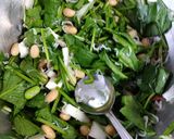 A picture of step 4 of Spinach, Corn, Edamame, and Ume Ponzu Salad.