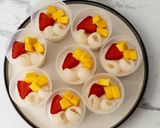 Foto langkah ke 3 dari resep Puding Sutera Topping Buah.