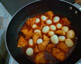 Foto langkah ke 4 dari resep Tahu Telur Puyuh Pedas Manis.