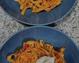 Foto del paso 7 de la receta: Tallarines con Guanciale, Salsa de Tomate y Bechamel