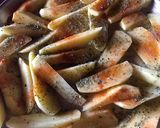 Foto del paso 1 de la receta: Papas al horno con salsa de albahaca y Limón