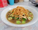 Foto langkah ke 4 dari resep Tumis Pak Coy Jamur Ikan Asin.