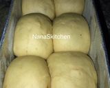 A picture of step 5 of Nutella bread 🥯.