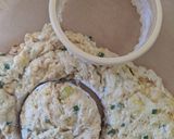 A picture of step 6 of Squash Scones (no butter).