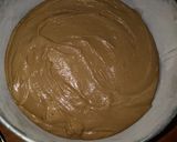 A picture of step 5 of Chocolatecake#wheatflourcontest#4wkschallenge.