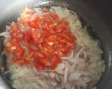 A picture of step 3 of Smokey flavoured dal.