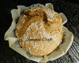 A picture of step 9 of No Knead Bread #myhomemadebread.