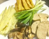 Hình bước làm 1 của món Bún Măng Chay