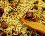 A picture of step 2 of Panfried Noodles #jikonichallege.