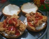 A picture of step 3 of Zinger Burger Recipe.