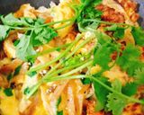 Hình bước làm 3 của món Trứng chiên cải muối