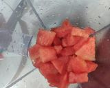 A picture of step 1 of Watermelon sharbat/ ramzan special/mohabbat ka sharbat.
