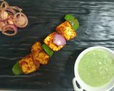 A picture of step 4 of Paneer tikka masala.