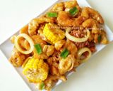 Foto langkah ke 5 dari resep Seafood saus padang.