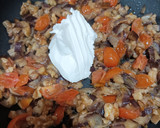 Foto del paso 4 de la receta: Paccheri rellenos de berenjena, nueces con vinagreta de requesón