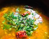 A picture of step 1 of Ginger lime rasam.