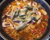 Foto del paso 3 de la receta: Fideuá ligera de alcachofas y calamar