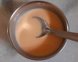 A picture of step 1 of Crunchy Coffee Custard.