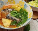 Hình bước làm 4 của món Canh cá chuồn nấu ngót