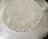 A picture of step 3 of Bajra Pearl millet roti.