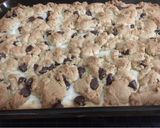 A picture of step 6 of Chocolate chip cookie cheesecake bars.