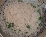 A picture of step 2 of Green spinach pulao.