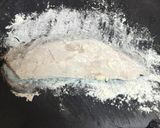 乾煎大比目魚的食譜步驟1照片