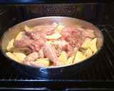 A picture of step 4 of Lemon Roasted Chicken with Potatoes (Simple) by Antonis.