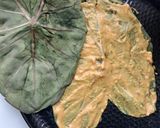 A picture of step 12 of Colocasia Leaves/Patod/Patra/Arbi ke patte.
