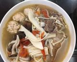 Hình bước làm 7 của món Bún mọc nấu chua