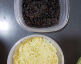 Foto del paso 1 de la receta: Tortilla de porotos negros y arroz