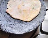 A picture of step 4 of Healthy breakfast Potato 😋 onion Paratha 😋💐.