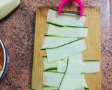 Foto del paso 2 de la receta: Rollitos de calabacín rellenos 🥒