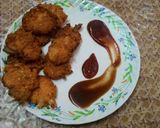 A picture of step 2 of Moong Dal Chana Dal Bhajia.