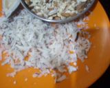 A picture of step 2 of Chanapoori halwa.