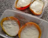 Foto del paso 7 de la receta: Mangos 🥭 rellenos de mousse de coco 🥥