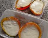 Foto del paso 7 de la receta: Mangos 🥭 rellenos de mousse de coco 🥥