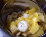 Pineapple & banana mocktail recipe step 1 photo