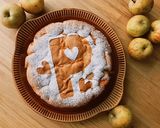 Hình bước làm 6 của món 💚 Bánh Táo Kiểu Nga Cổ Điển - Sharlotka Apple Cake