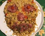 Une image de l'étape 9 de Crâne de céréales au tomates, parmesan et lonzo.