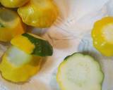 Cheesy Sausage stuffed in Pattypan Squash recipe step 2 photo