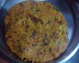 A picture of step 5 of चावल बेसन चीला.